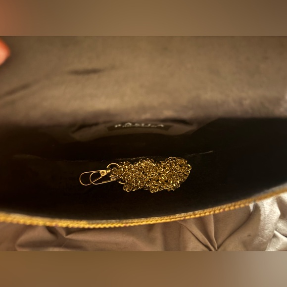 Ramla Multicolor Beaded Clutch with Gold Accents Brand New - Picture 3 of 3